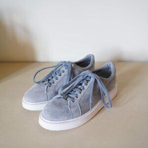 [NWOT] Lauren Ralph Lauren | Angeline Blue Suede Sneakers